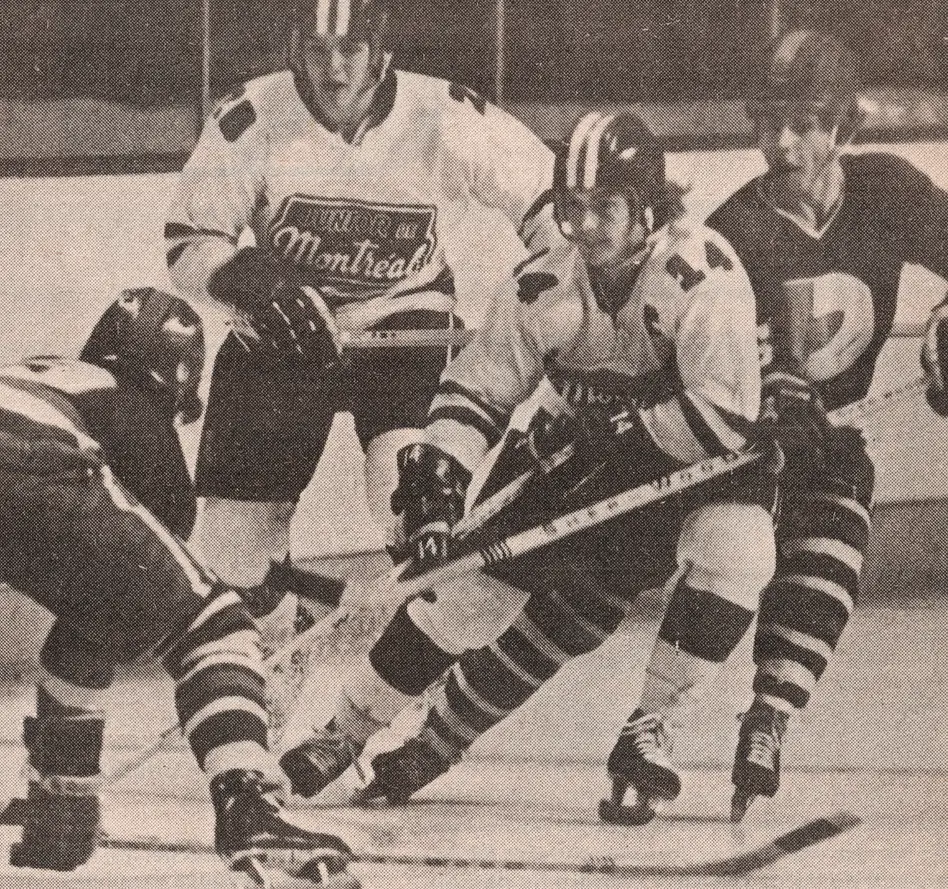 En 1974-75... Jean-Luc Phaneuf, le capitaine du Junior de Montréal, démontre tout son sérieux tant sur la glace qu'à l'extérieur de la patinoire comme étudiant. Il deviendra médecin, et sera intronisé au Temple de la Renommée de la LHJMQ le 2 avril 2014. Lors de sa dernière saison chez les juniors: 151 points en 71 parties, et seulement 13 minutes de punition...