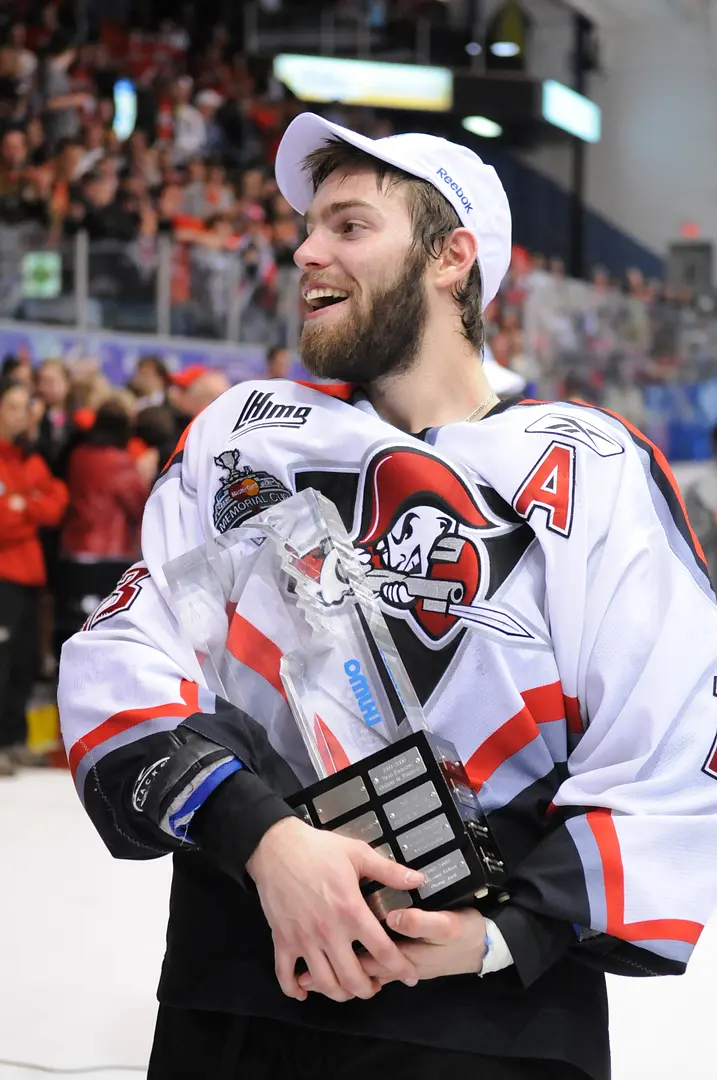Yannick Riendeau - he scored 29 goals in the 2009 playoffs. In the final, he beat the opposing goalies 10 times in 7 games; 17 points in total on his team's 24 goals, this contribution to his team is almost unimaginable! It was enough to win the Guy-Lafleur Trophy, awarded to the most valuable player in the QMJHL playoffs.