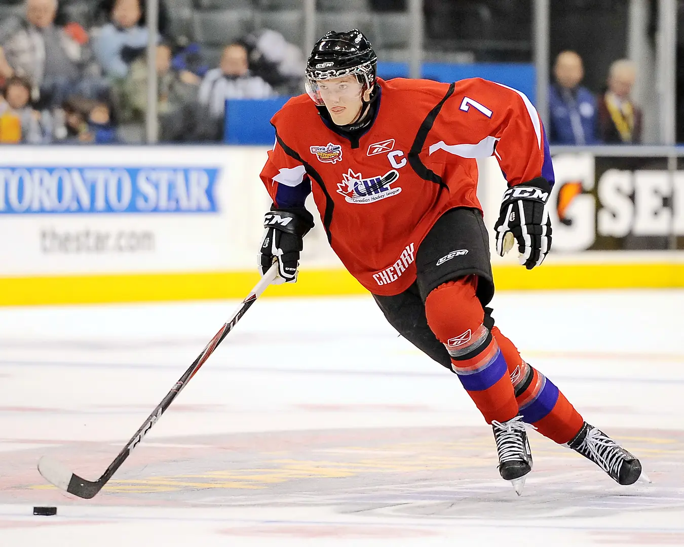 Sean Couturier (Drummondville) - after participating in the CHL Prospects Game, he will be selected in June 2010 in the 1st round of the NHL draft (8th | Philadelphia).