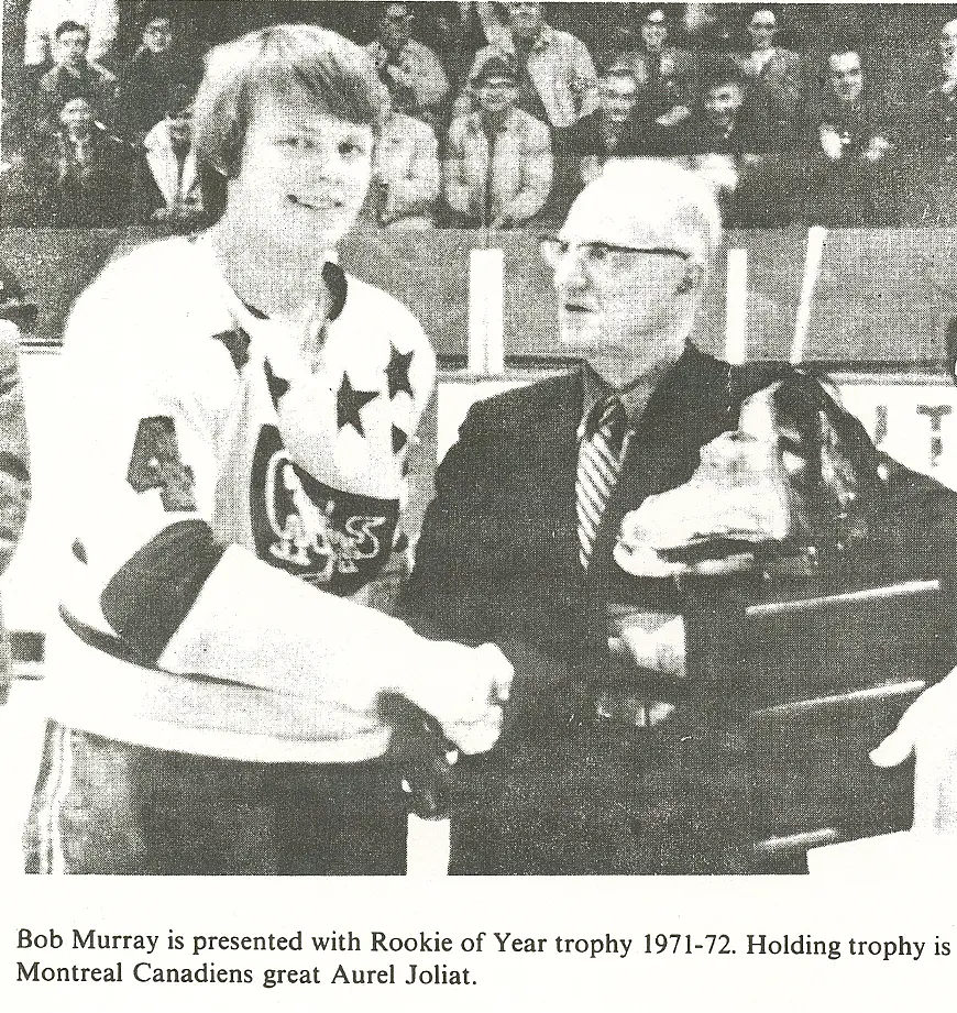 Robert Murray - rookie of the year in 1971-72