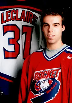 Pascal Leclaire - il avait été acquis des Mooseheads de Halifax, pratiquement au même moment en 2001 où il allait être choisi en 1ère ronde par Columbus au repêchage de la LNH. Il ne disputera que la saison 2001-02 avec le Rocket.