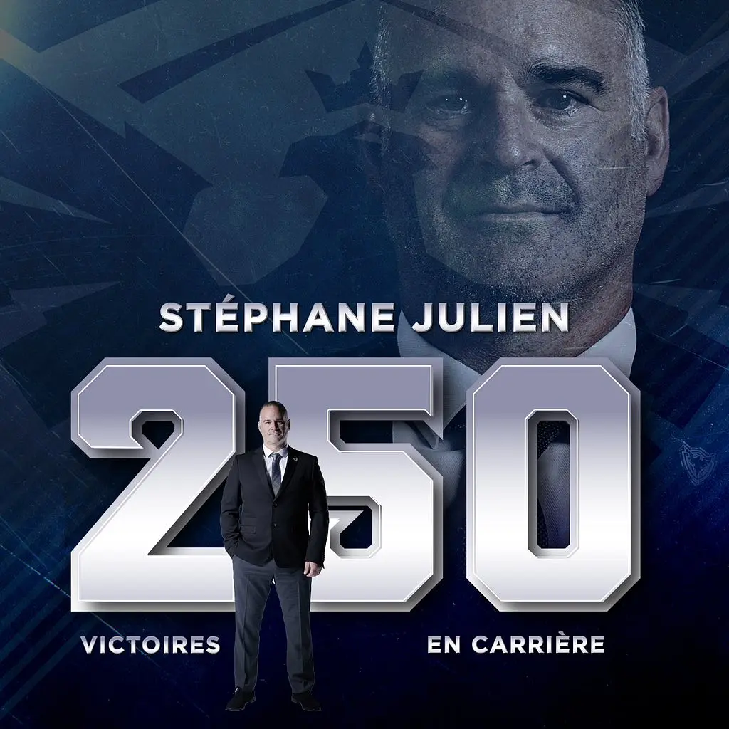 Stéphane Julien (2022-23) - Il fut nommé Entraîneur-chef de l'année, ainsi que directeur-gérant de l'année.