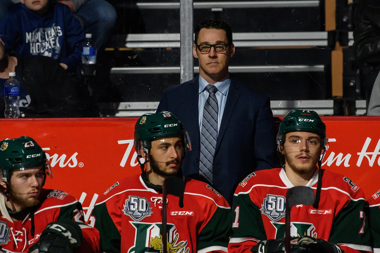 Eric Veilleux (2018-19) - only one season behind the Mooseheads bench, but oh so interesting! A 3rd place in the season with 49 wins, and long playoffs until the final against the too powerful Rouyn-Noranda Huskies. Without forgetting that the Mooseheads, as host club, participated in the Memorial Cup tournament; again, the Huskies were too strong in the final!