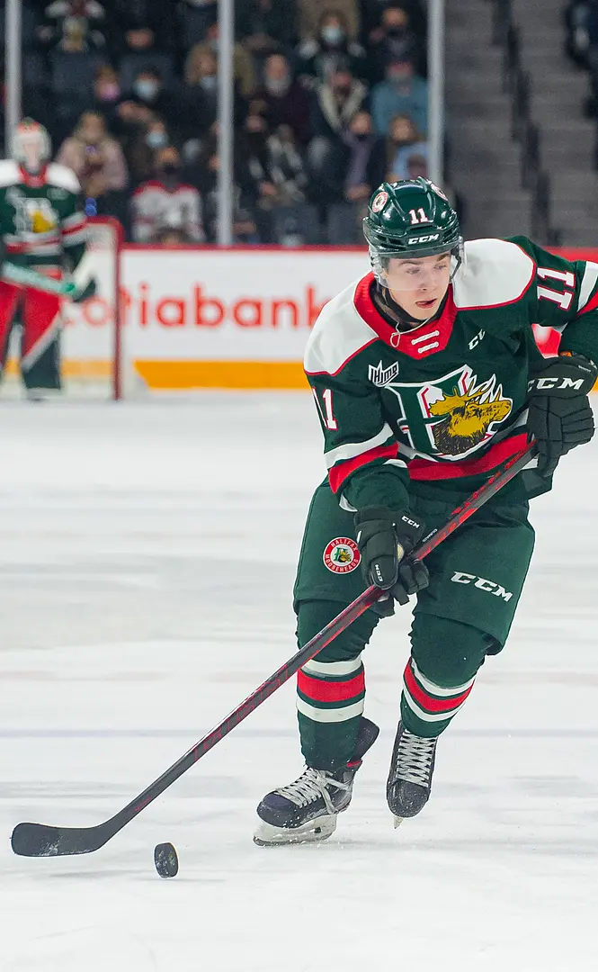 Jordan Dumais (2020=>2023) - Team records for lifetime regular season performances, with 325 points, 206 assists, and 119 goals (tied with Brandon Benedict).