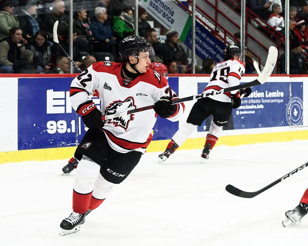 Antonin Verreault (Rouyn-Noranda | 2023-24) - tout juste acquis dans une transaction avec Gatineau, l'attaquant aux mains de velours a lui aussi terminé au 1er rang des pointeurs de la LHJMQ avec une récolte de 108 points.